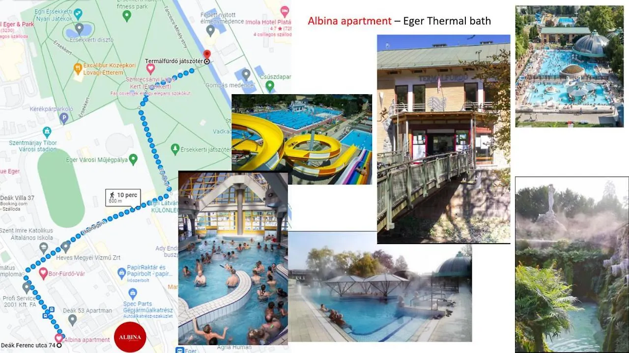 Albina Apartman Eger Ungheria